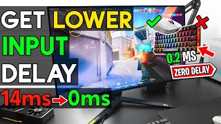 How To Lower INPUT DELAY In All GAMES amp Fix Latency🔧  Get 0 Input Delay 2024 Updated [upl. by Epolenep317]