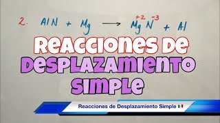 Reacciones de Sustitución Simple rápido y fácil [upl. by Orsay]