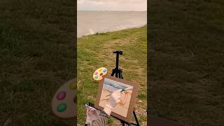 Creating Art amp Finding Inspiration in Natures Beauty pleinair oilpainting artistlife artshorts [upl. by Ixela468]