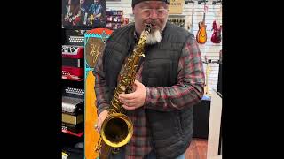 BUESCHER “Big B” Tenor Sax DEMO [upl. by Agn361]