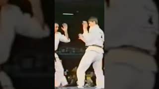 Dolph Lundgren Knocks Out man in Karate Tournament [upl. by Annawek647]