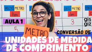 MEDIDAS DE COMPRIMENTO  CONVERSÃO DE UNIDADES DE MEDIDA 01 [upl. by Droc]