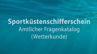 SKS Fragenkatalog Wetterkunde Frage 007 [upl. by Rika940]