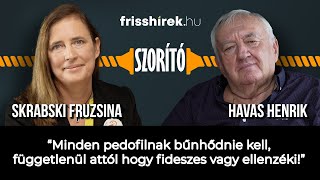 Skrabski Fruzsina quotMinden pedofilnak bűnhődnie kell nem számít hogy fideszes vagy ellenzékiquot [upl. by Ahsiled]