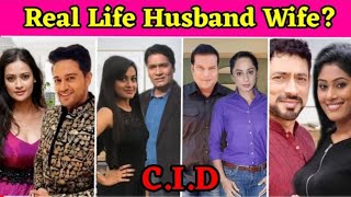 CID Cast Real Life Partners CID Actress Real Life Partners l CID Sony TV lCID Crime Showcid viral [upl. by Ajssatsan462]