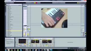 Akai MPK mini Tutorial 4  Using FX Knobs [upl. by Yenolem]