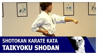 Taikyoku Shodan Shotokan Karate Kata [upl. by Akemit894]