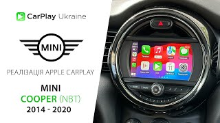 Mini Cooper F56 NBT Apple CarPlay [upl. by Eikcin]