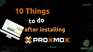 Proxmox 7 Setup 10 things to do after installing Proxmox [upl. by Davine]