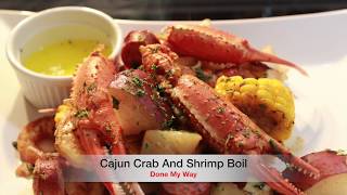 Cajun Crab And Shrimp Boil [upl. by Davita882]