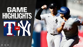 Rangers vs Yankees Game 2 Highlights 81024  MLB Highlights [upl. by Sirdi523]