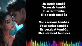 ♫ Learn French with Vincent ♫ Conjugation I I TOMBER I Conditionnel Passé [upl. by Christensen]