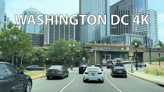 Washington DC 4K  Driving Downtown  Summer 2024  USA [upl. by Oilasor]