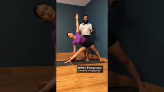 Utthita Trikonasana  Extended Triangle Pose   Day 4 of 21 Days Yoga Tutorial  Iyengar Yoga [upl. by Everson592]