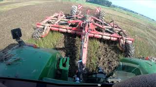 Okiem GoPro 11 Talerzowanie John Deere 8400 amp Horsch Joker 6hd [upl. by Dukie]