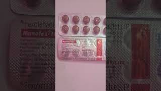 Allegra tablet 180 mg fexofenaidin hydrochloride  सभी प्रकार की एलर्जी को रोके [upl. by Greenstein]