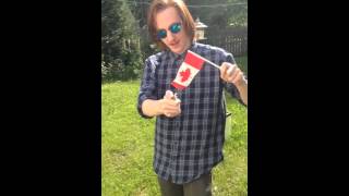 ANARCHIST BURNS CANADIAN FLAG ON CANADA DAYREAL [upl. by Harrod349]