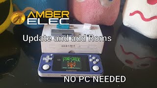 Anbernic RG351P Update Firmware and add roms No PC needed [upl. by Shugart18]