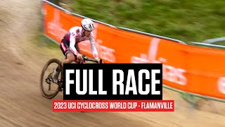 FULL RACE 2023 UCI Cyclocross World Cup Flamanville [upl. by Anilehcim]