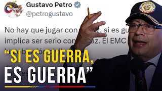 Petro envió duro mensaje tras operación del Ejército que dejó 15 disidentes muertos [upl. by Sewole795]