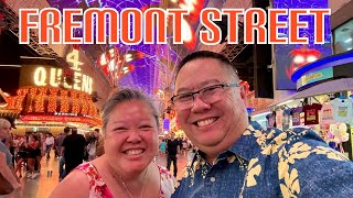 Downtown Las Vegas  Fremont Street Experience Walking Tour [upl. by Tirma]