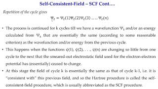 HartreeFock Approximation Lecture 10 [upl. by Nnylannej684]