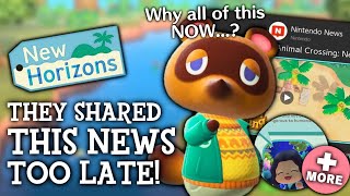 Nintendo Announced This TOO Late For Animal Crossing New Horizons [upl. by Scotti]