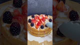 Exquisitoquot🎂🧇PASTEL de WAFFLESquot🤤🧇😋Mg Deliiquot waffles shorts reywaffleoficial wafflecake [upl. by Martguerita]