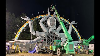 2021 Elements Festival Fire Stage by ARCH Production amp Design NYC Inc [upl. by Siro670]