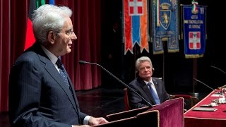 Mattarella alla sessione conclusiva della seconda edizione dellItalianGerman High Level Dialogue [upl. by Eemia693]