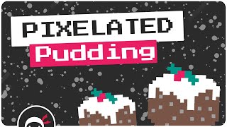 Christmas Pudding Pixel Art [upl. by Kaliope]