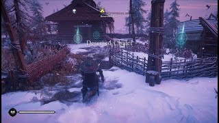 DESERTED CHALET CARBON IGNOT ORNIRS KEY Assassins Creed® Valhalla [upl. by Zahc]