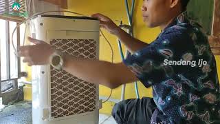 Cara Membersihkan Air Cooler Denpoo 12 Liter [upl. by Gilder]