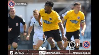 HIGHLIGHTS Boreham Wood v Dagenham amp Redbridge 040818 [upl. by Jayson]