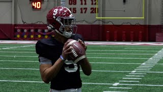 Alabama practices Monday as the team prepares for the Cotton Bowl [upl. by Guildroy367]