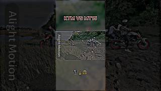 🤔KTM VS MT15 my new status motor blocking video status automobile video love rider love rider [upl. by Treat]