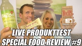 LIVE Vegan Produkttest 9  AUFGEGESSEN  Food Review  FITNESSIDDE [upl. by Natie]