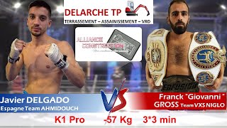 Giovanni GROSS vs Javier DELGADO By VXS KO EFC lonslesaunier [upl. by Lasala205]