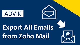 How to Export All Emails from Zoho Mail Updated 2024 Tutorial [upl. by Harihs]