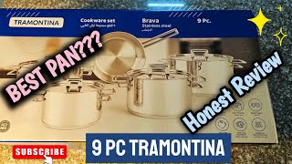 Tramontina Stainless Steel 9 PC Cookware Set l Best Cookware Review l Best Stainless Steel Pans [upl. by Shelli]