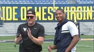 Highlights From WVU Gold Blue Spring Game Featuring Pat White amp Pat McAfee 42724 [upl. by Hocker]