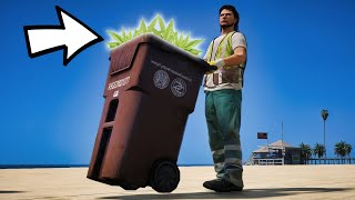 GTA 5 RP A ZERO EN HARDCORE  5 Je cache de la weed dans mon camion de poubelle [upl. by Eruot829]