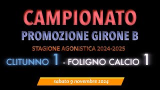 CLITUNNO vs FOLIGNO del 09 11 2024 [upl. by Yenohtna]