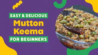 Dhaba Style Keema Mutter  Keema Mutter Masala Keema Matar Recipe  Mutton Keema Recipe Green Peas [upl. by Leventhal]