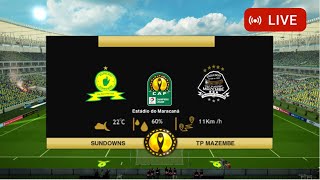 Sundowns vs Mazembe live African Champions League Match result simulation Gameplay PC pes 2013 [upl. by Quinn164]