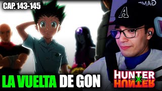 EL MOMENTO MAS BONITO DE HxH  HUNTER X HUNTER CAPITULO 143145  REACCION [upl. by Coates470]