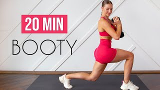 20 MIN BOOTY amp LEGS  Dumbbell Workout At Home [upl. by Witherspoon204]