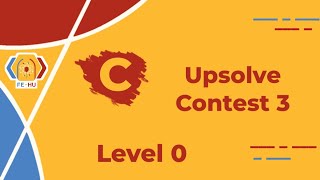 C Programming Midterm And Pattern Problem  Level 0 2025  Upsolve Contest 3  Arrays amp Strings [upl. by Eecak]