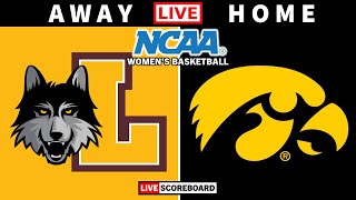 Loyola Chicago vs Iowa  NCAA Womens Basketball Live Scoreboard [upl. by Arundell888]