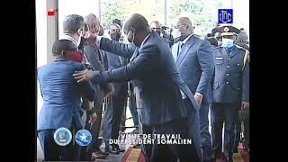 19042021 EN DIRECT RENCONTRE FELIXTSHISEKEDI ET LE PRESIDENT SOMALIEN A KINSHASA [upl. by Lleynad187]